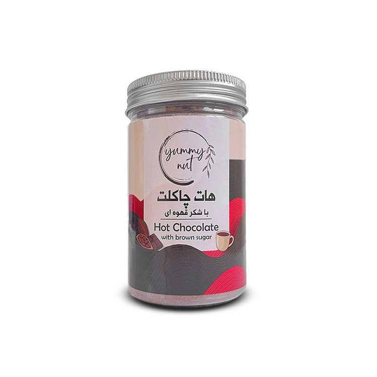 هات چاکلت یامی نات با شکر قهوه ای